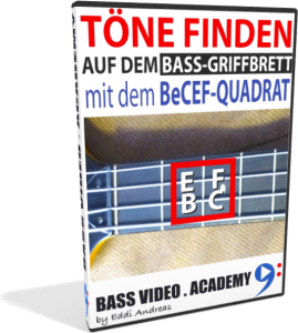 Kostenloser Kurs Bass-Griffbrett mit dem BeCEF-Quadrat
