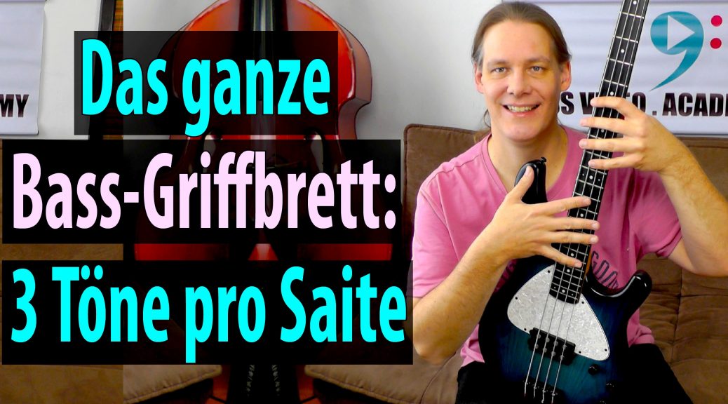 Bassist erklärt das Konzept von 3 Töne pro Saite